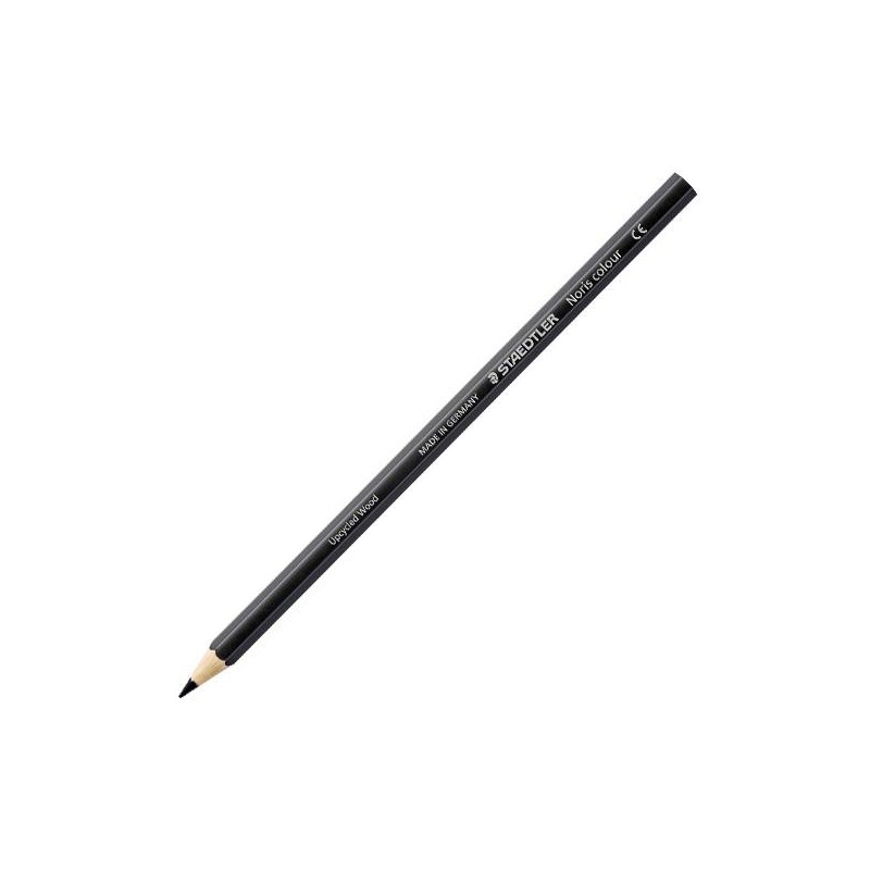 Lápiz de color Staedtler Noris Colour - 3 mm - Color negro - Caja 12 ud