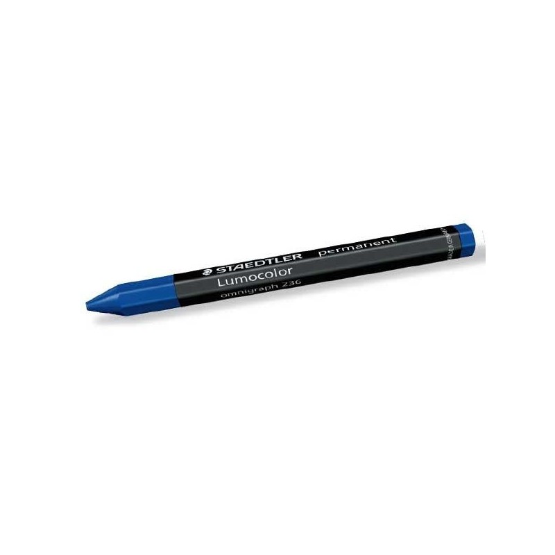 Cera Staedtler Lumocolor hexagonal permanente Azul Cera Staedtler Lumocolor hexagonal permanente Azul