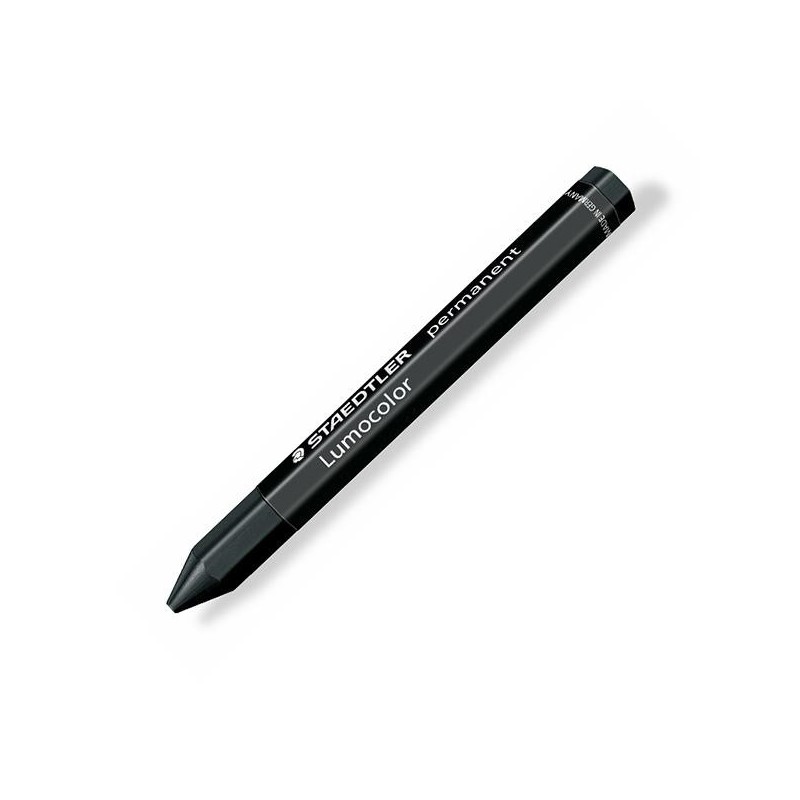 Cera Staedtler Lumocolor hexagonal permanente Negro Cera Staedtler Lumocolor hexagonal permanente Negro