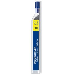 Tubo 12 minas Staedtler Mars Micro - Mina 0,3 mm - Dureza HB