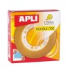 Cinta doble cara Apli - 15 mm x 10 m - Transparente