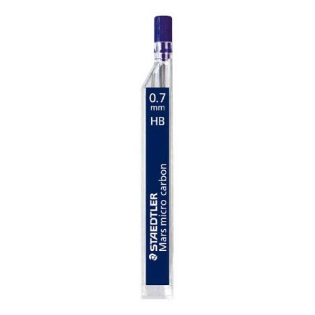 Tubo 12 minas Staedtler Mars Micro - Mina 0,7 mm - Dureza HB