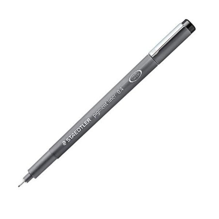 Rotulador calibrado Staedtler Pigment Liner - Trazo 0,4 mm - Color negro