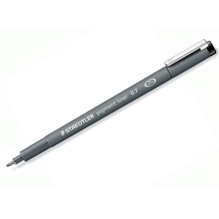 Rotulador calibrado Staedtler Pigment Liner 308 - Trazo 0,7 mm - Colo negro
