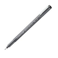 Rotulador calibrado Staedtler Pigment Liner - Trazo 0,8 mm - Color negro