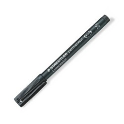 Marcador permanente Staedtler Lumocolor - Punta 0,4 mm - Color negro