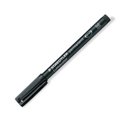 Marcador permanente Staedtler Lumocolor - Punta 0,9 mm - Color negro