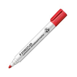 Marcador pizarra Staedtler Lumocolor 351 - Punta cónica - Trazo 2 mm - Color rojo