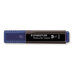 Marcador fluorescente Staedtler Textsurfer Classic - Punta biselada - Trazo 1 mm a 5 mm - Color negro