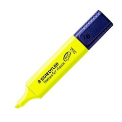 Marcador fluorescente Staedtler Textsurfer Classic - Punta biselada - Trazo 1 mm a 5 mm - Color amarillo