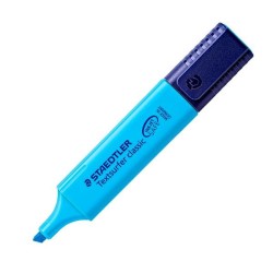 Marcador fluorescente Staedtler Textsurfer Classic - Punta biselada - Trazo 1 mm a 5 mm - Color azul