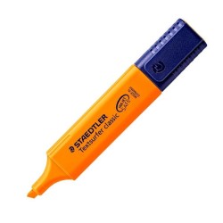 Marcador fluorescente Staedtler Textsurfer Classic - Punta biselada - Trazo 1 mm a 5 mm - Color naranja