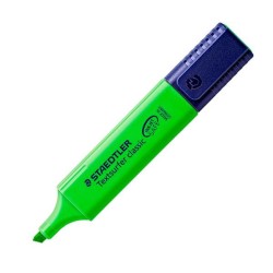 Marcador fluorescente Staedtler Textsurfer Classic - Punta biselada - Trazo 1 mm a 5 mm - Color verde