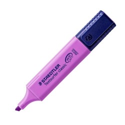 Marcador fluorescente Staedtler Textsurfer Classic - Punta biselada - Trazo 1 mm a 5 mm - Color violeta