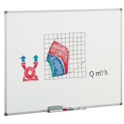 Pizarra Faibo - Estratificada - No magnética - 45 x 60 cm - Color blanco