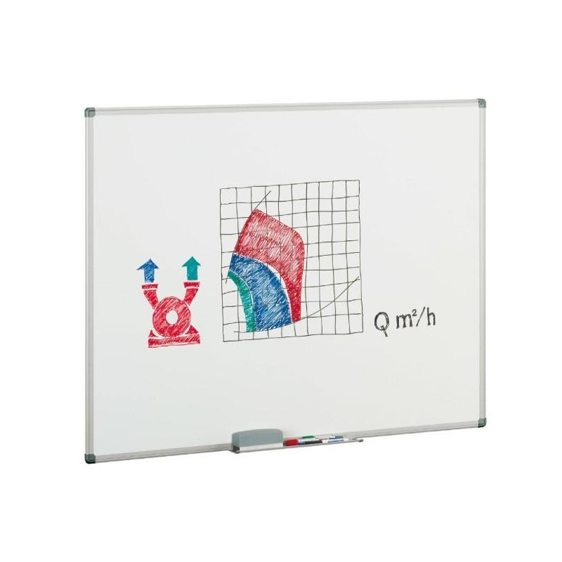 Pizarra Faibo - Estratificada - No magnética - 45 x 60 cm - Color blanco