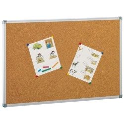 Tablero de corcho Faibo - Aluminio - 4 mm - 60 x 90 cm