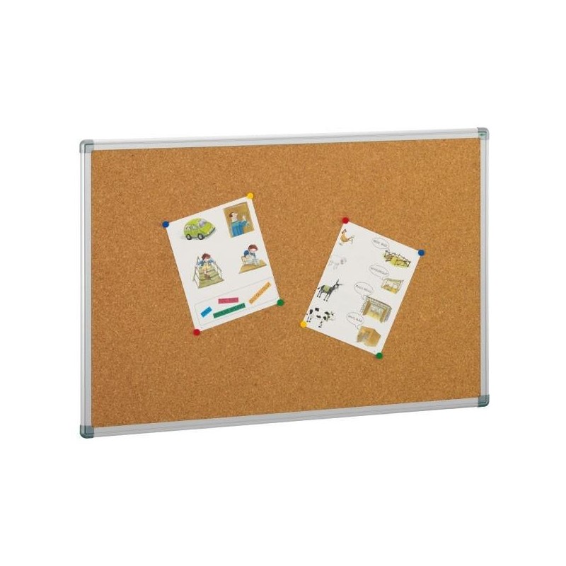 Tablero de corcho Faibo - Aluminio - 4 mm - 60 x 90 cm Tablero de corcho Faibo - Aluminio - 4 mm - 60 x 90 cm
