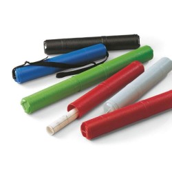 Portaplanos extensible Faibo - PVC - 750 mm x 65 mm - Color negro