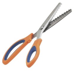 Tijeras dentadas para fieltro Faibo - Borde en forma de picos - 24 cm