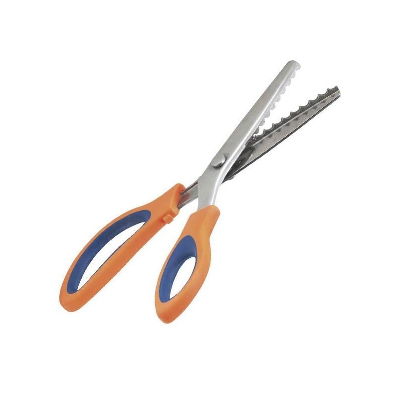 Tijeras dentadas para fieltro Faibo - Borde en forma de picos - 24 cm Tijeras dentadas para fieltro Faibo - Borde en forma de picos - 24 cm