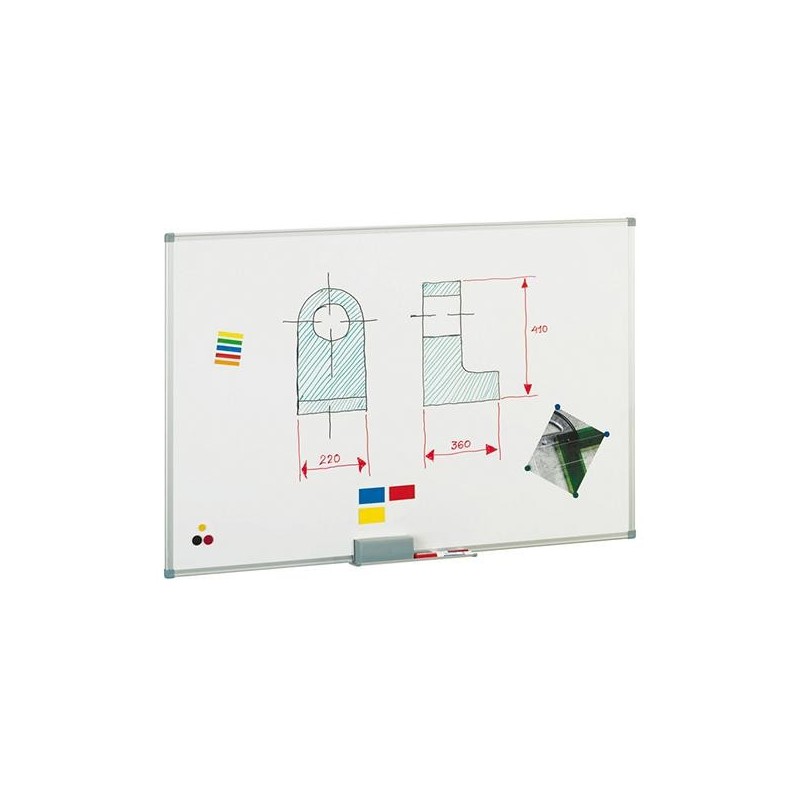 Pizarra Faibo - Lacada - Magnética - 60 x 90 cm - Color blanco Pizarra Faibo - Lacada - Magnética - 60 x 90 cm - Color blanco