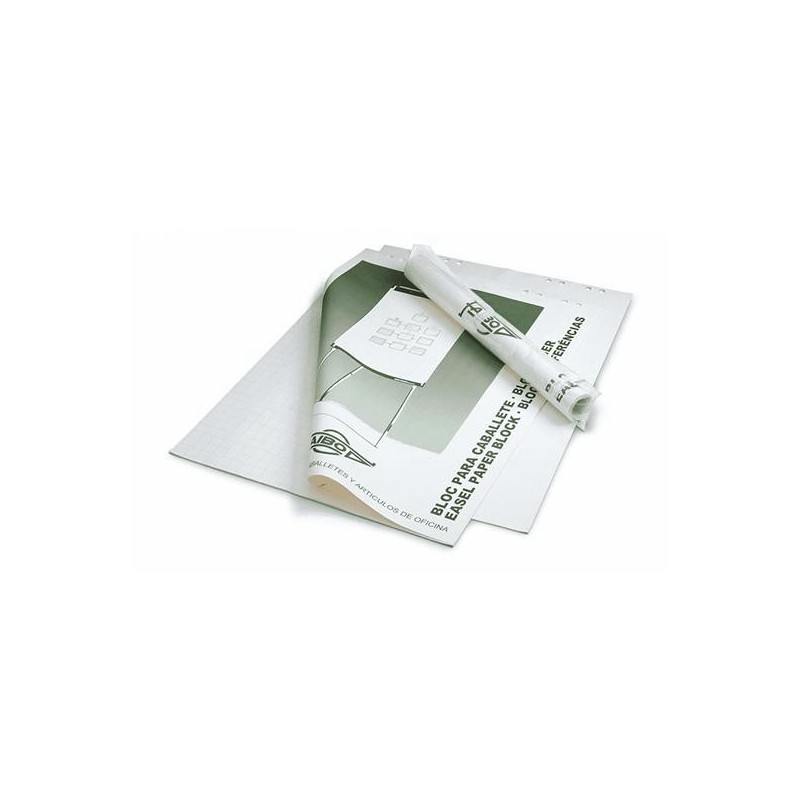 Bloc papel para pizarra Faibo - Liso - 65 x 90 cm - 25 hojas Bloc papel para pizarra Faibo - Liso - 65 x 90 cm - 25 hojas