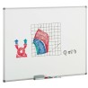 Pizarra Faibo - Estratificada - No magnética - Doble - 60 x 90 cm - Color blanco