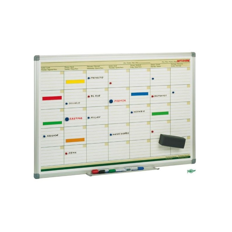 Planning Faibo - Mensual - Magnético - 60 x 90 cm Planning Faibo - Mensual - Magnético - 60 x 90 cm