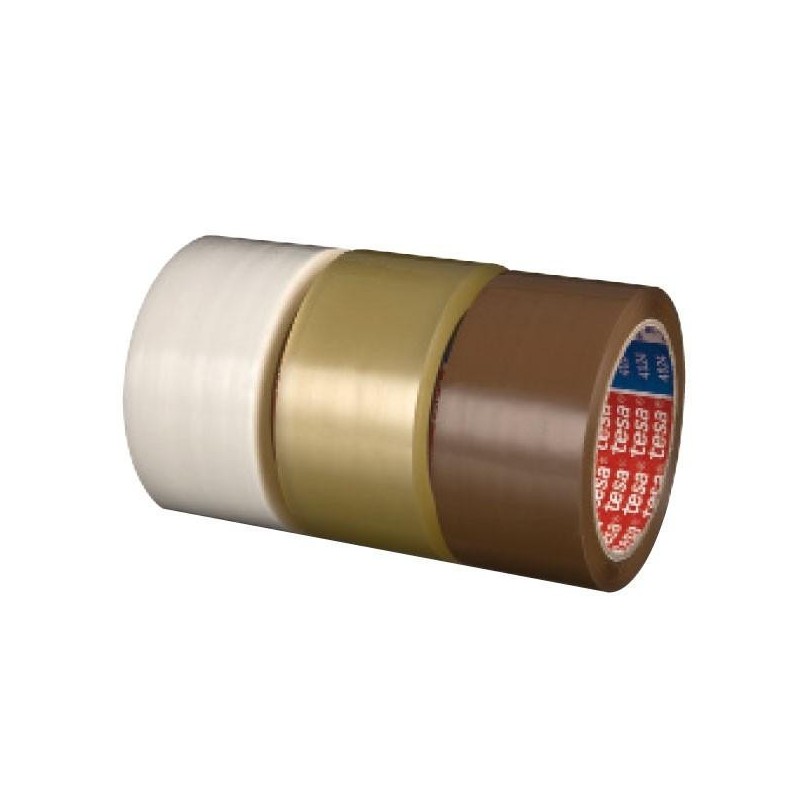 Precinto Tesa 4024 - Acrílico - 50 mm x 66 m - Color transparente (PACK INDIVISIBLE DE 6 UNIDADES)