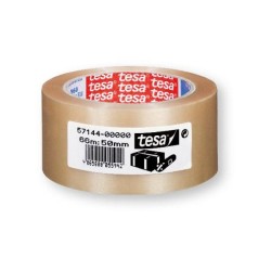 Precinto Tesa 4089 - PP - 50 mm x 66 m - Color transparente (PACK INDIVISIBLE DE 6 UNIDADES)