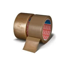 Precinto Tesa 4089 - PP - 50 mm x 66 m - Color habana (PACK INDIVISIBLE DE 6 UNIDADES)
