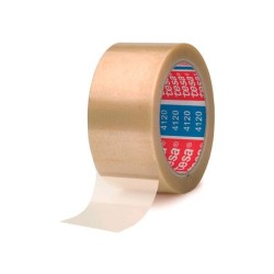 Precinto Tesa Extra Strong - PVC - 50 mm x 66 m - Color transparente (PACK INDIVISIBLE DE 6 UNIDADES)