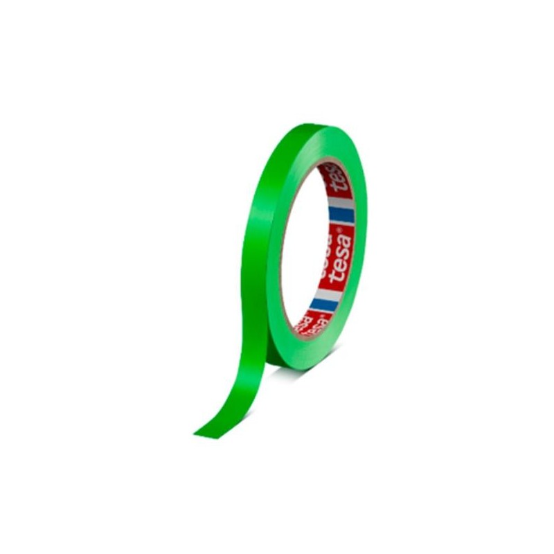 Precinto Tesa de colores - PVC - 12 mm x 66 m - Color verde Precinto Tesa de colores - PVC - 12 mm x 66 m - Color verde