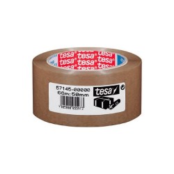 Precinto Tesa 4120 - PVC - 50 mm x 66 m - Color habana (PACK INDIVISIBLE DE 6 UNIDADES)