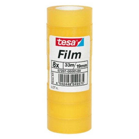 Cinta adhesiva Tesafilm Standard - 19 mm x 33 m - Torre 8 rollos