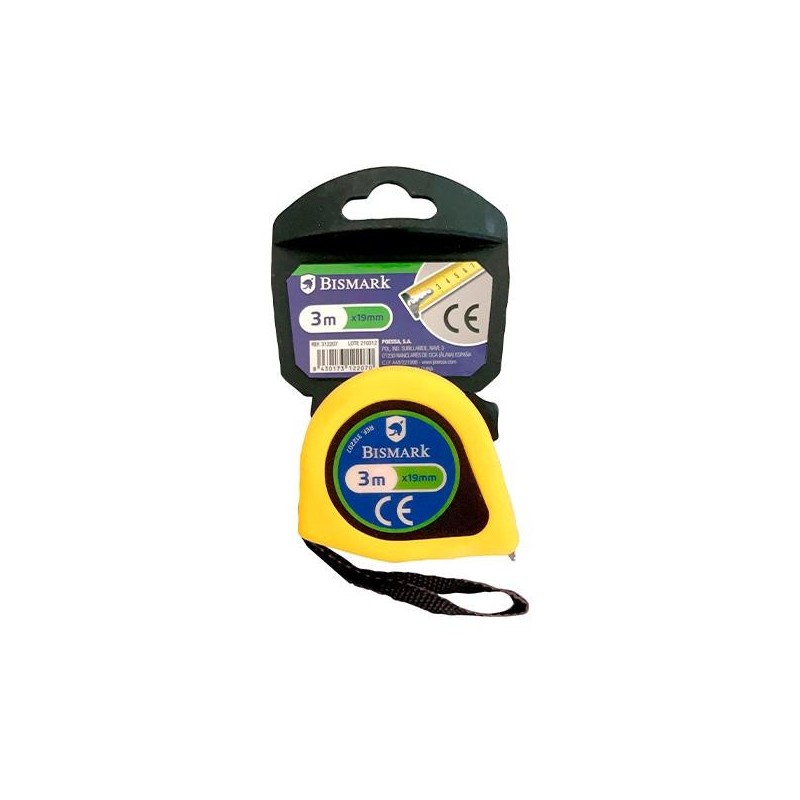 Flexómetro Bismark - 3 m - 19 mm