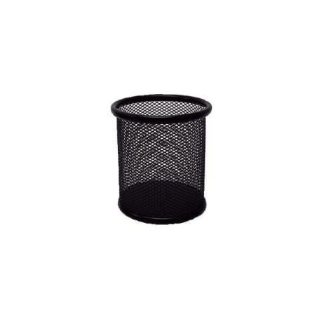 Cubilete metálico de rejilla Negro (PACK INDIVISIBLE DE 12 UNIDADES)