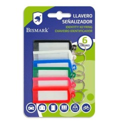 Llaveros Bismark - Colores surtidos - Blíster 6 ud