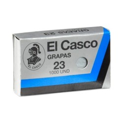 Grapas El Casco 23 - Galvanizadas - 30 hojas - Caja 1000 grapas