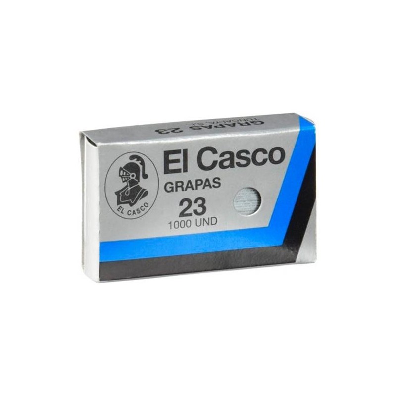 Grapas El Casco 23 - Galvanizadas - 30 hojas - Caja 1000 grapas Grapas El Casco 23 - Galvanizadas - 30 hojas - Caja 1000 grapas