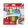 Rotulador Carioca Jumbo - 6 mm - Colores surtidos - Estuche 12 ud