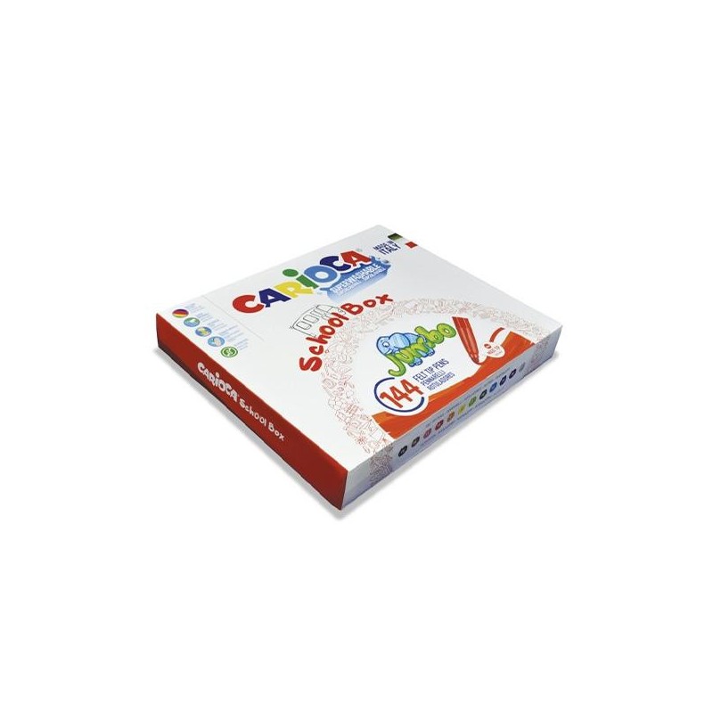 Rotulador Carioca Jumbo - 6 mm - Colores surtidos - School Pack 144 ud Rotulador Carioca Jumbo - 6 mm - Colores surtidos - School Pack 144 ud