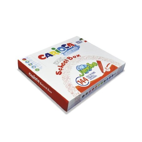 Rotulador Carioca Jumbo - 6 mm - Colores surtidos - School Pack 144 ud