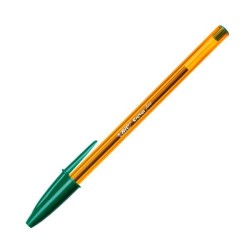 Bolígrafo Bic Cristal Fine - Punta 0,8 mm - Color verde
