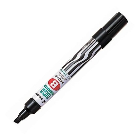 Marcador Pilot SCA-B punta biselada 5mm negro