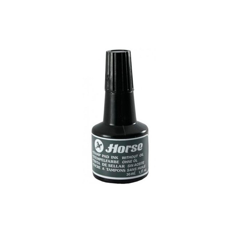 Tinta para tampón Horse - Color negro - 30 ml
