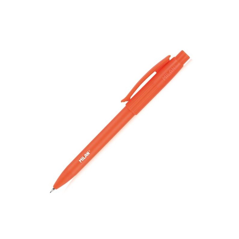 Portaminas Milan PL1 Eraser & Pencil - Mina 0,5 mm - Color naranja