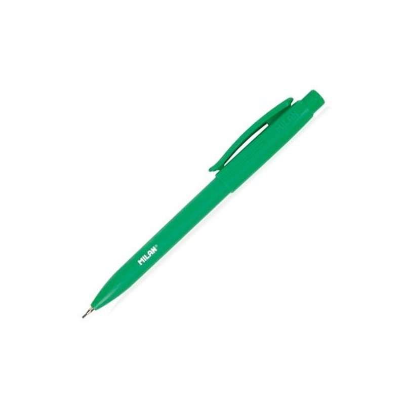 Portaminas Milan PL1 Eraser & Pencil - Mina 0,9 mm - Color verde