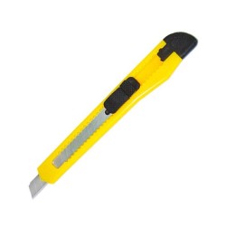 Cúter Dohe - 9 mm - Color amarillo